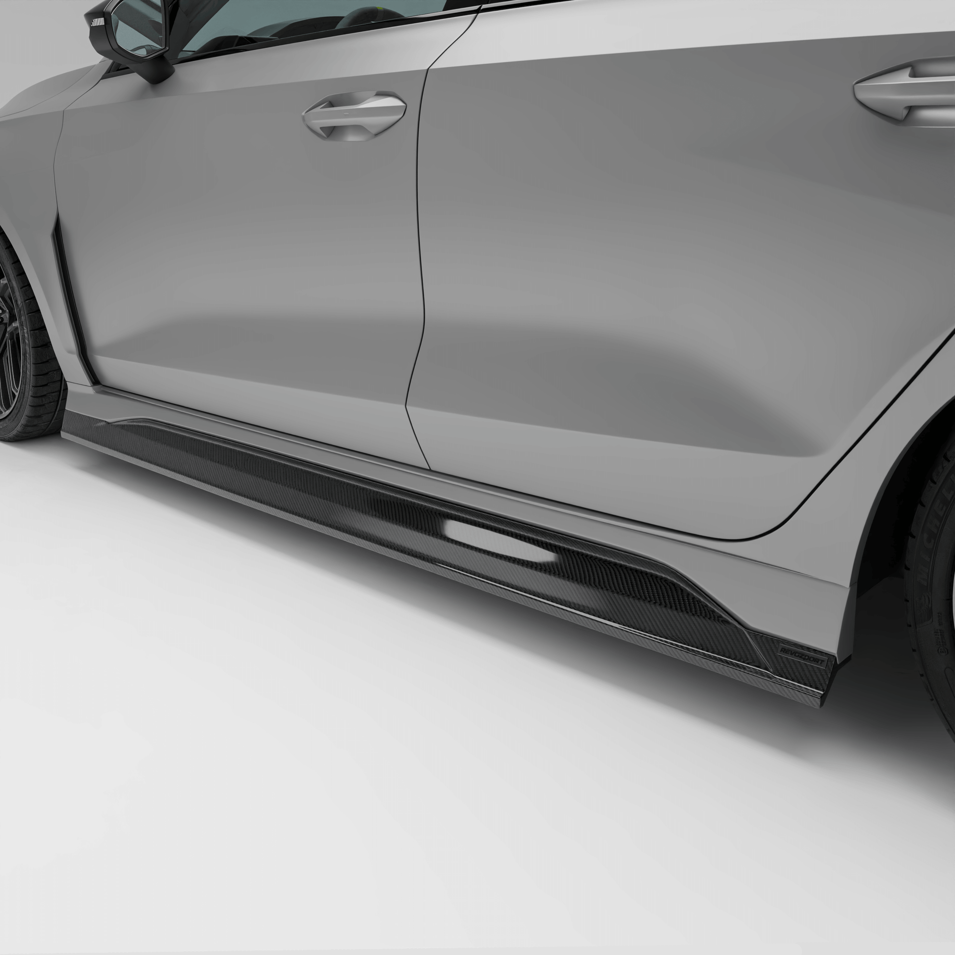 Audi RS3 8Y sedan carbon fiber side skirts main product view