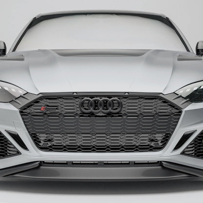 Audi RS5 B9.5 Coupe carbon fiber grille detail from the body kit