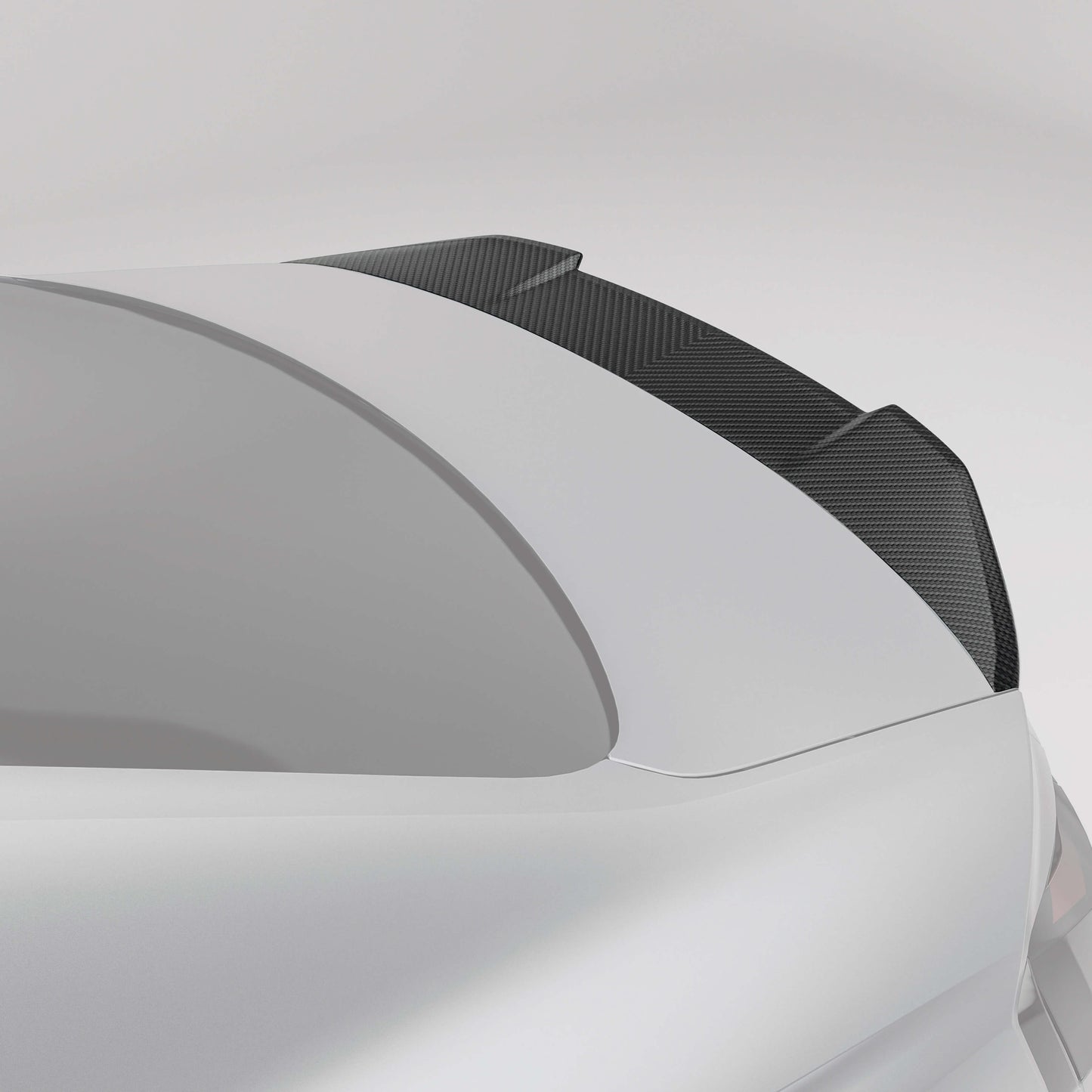 Audi RS5 B9.5 Coupe carbon fiber rear spoiler angled rear view