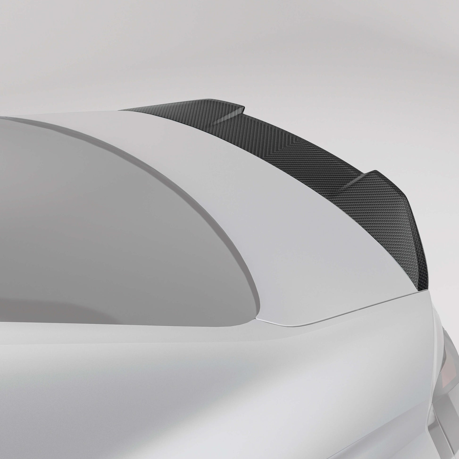 Audi RS5 B9.5 Coupe carbon fiber rear spoiler angled rear view
