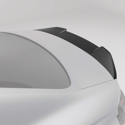 Audi RS5 B9.5 Coupe carbon fiber rear spoiler angled rear view