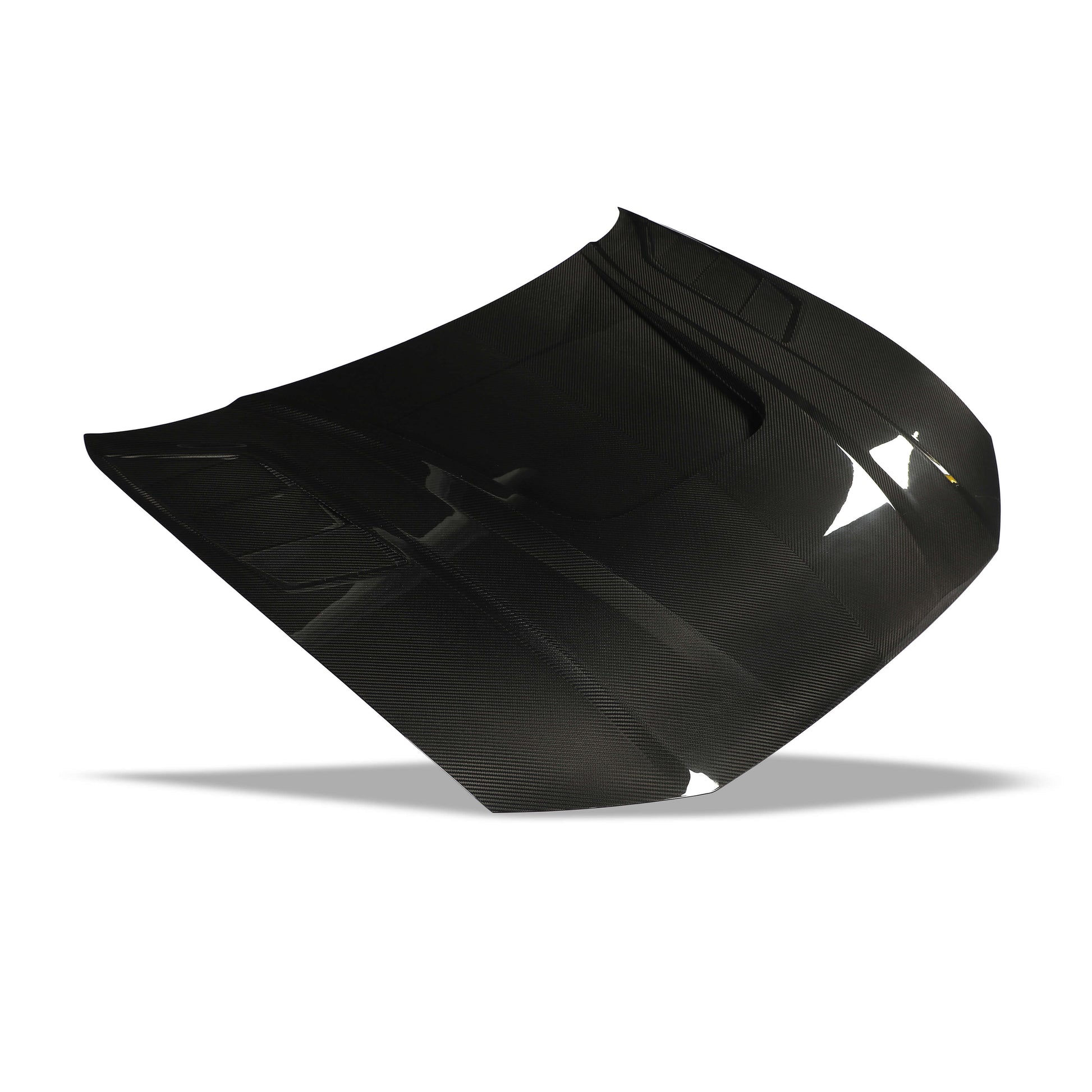 Audi RS6 C8 carbon fiber hood detail on real car