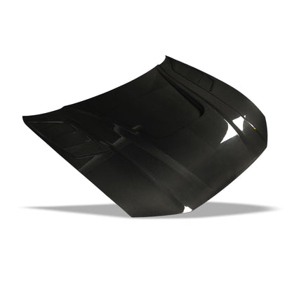 Audi RS6 C8 carbon fiber hood detail on real car