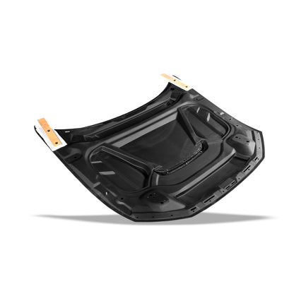 RS6 C8 carbon hood lines and weave, real vehicle view