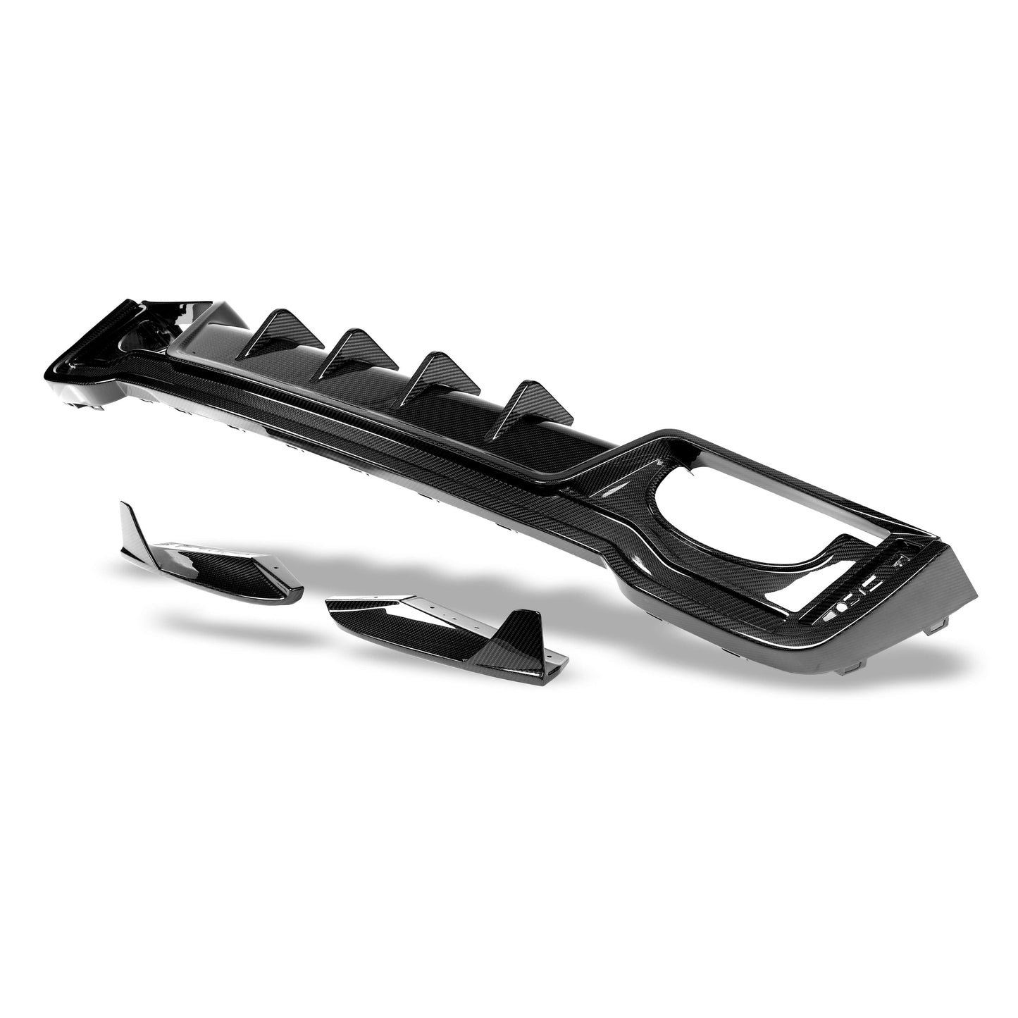Audi RS6 C8 rear diffuser lower edge detail