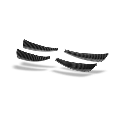BMW M2 G87 carbon fiber canard, weave texture detail