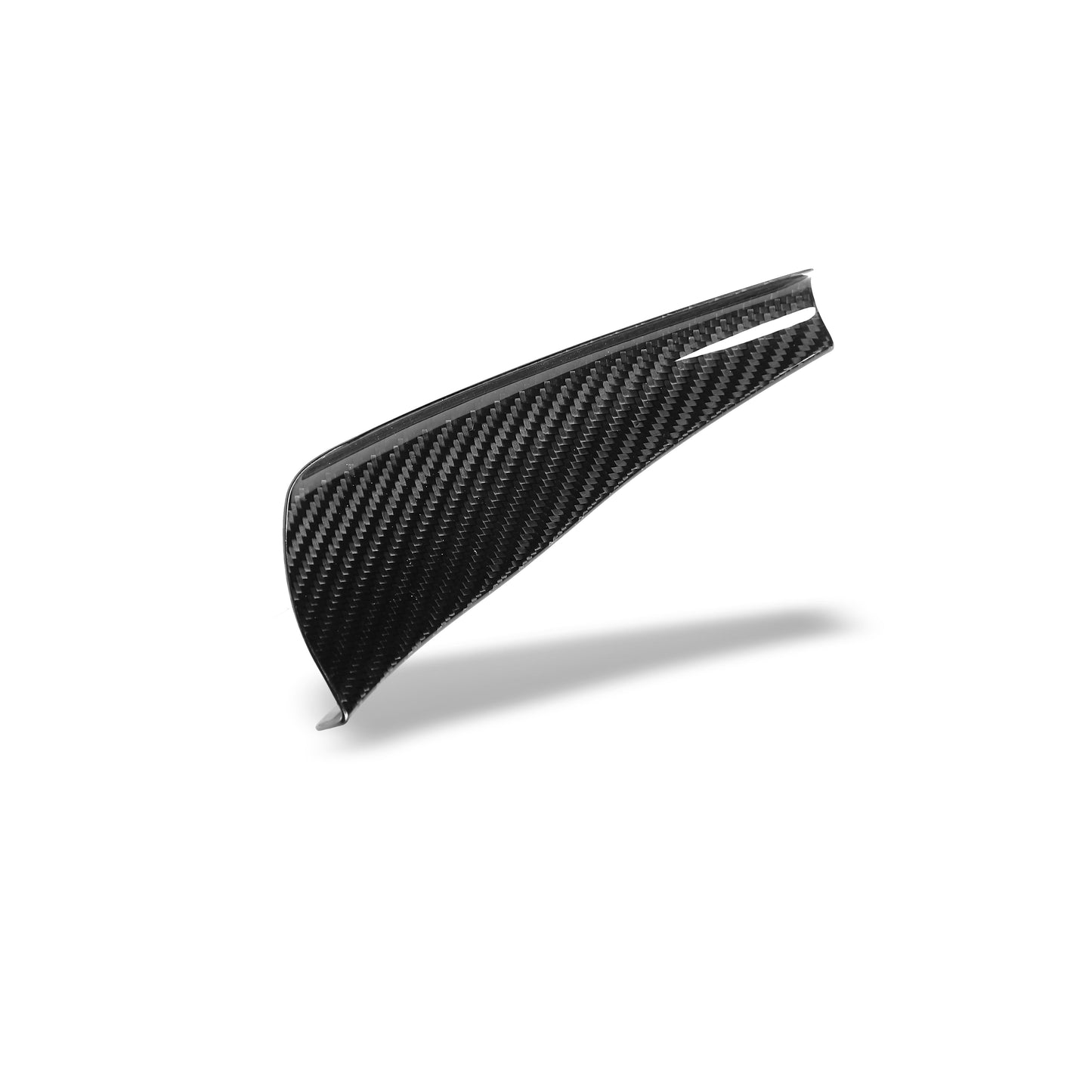 BMW M2 G87 bumper canards, mounted side profile angle