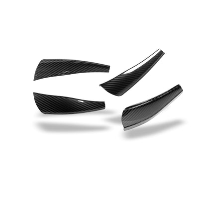 BMW M2 G87 carbon canards, lower bumper integration detail