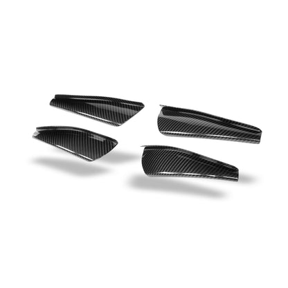 BMW M2 G87 carbon fiber canards, leading edge close-up