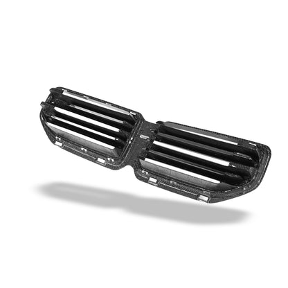 BMW M2 G87 carbon fiber grille rear mounting view
