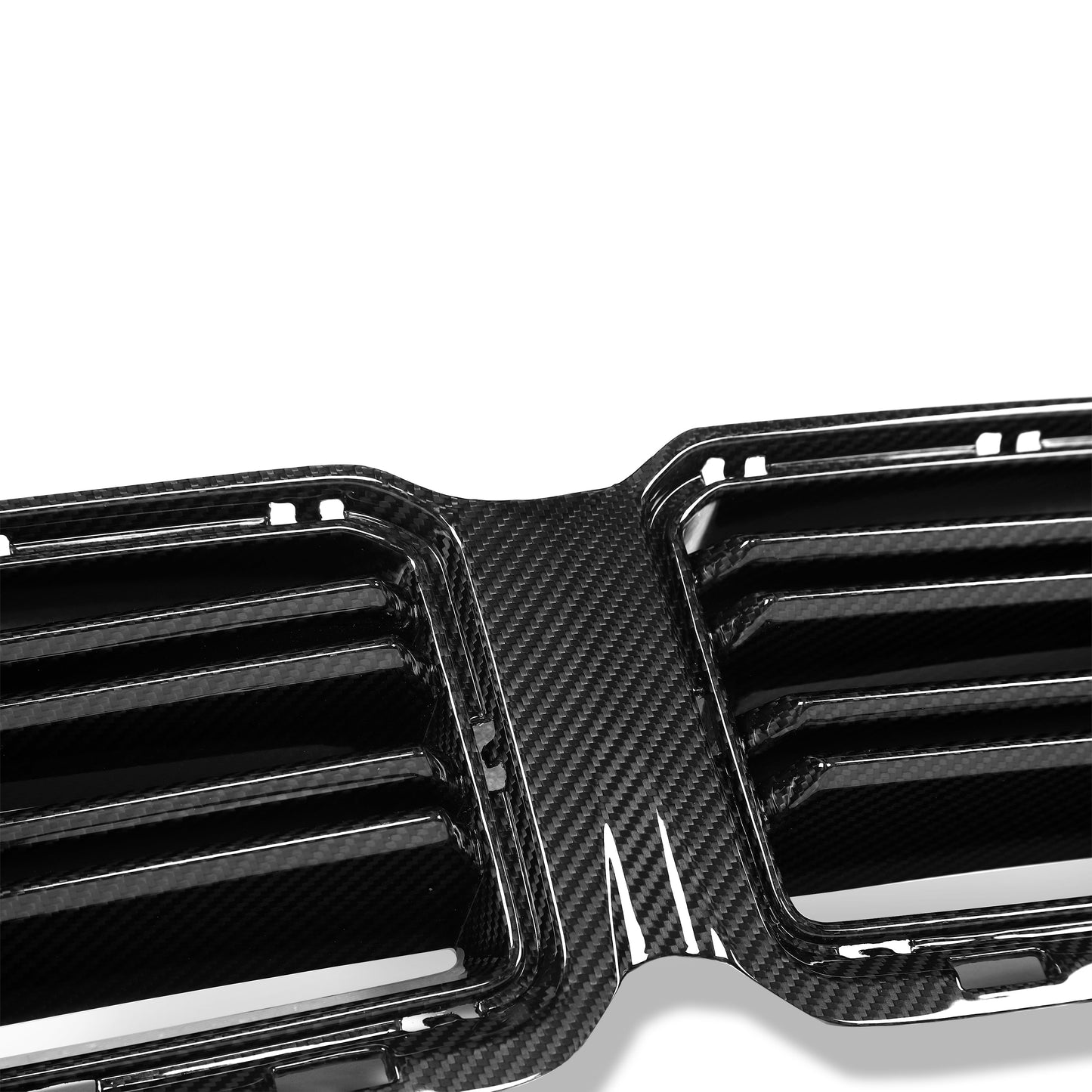 BMW M2 G87 carbon front grille mesh pattern detail