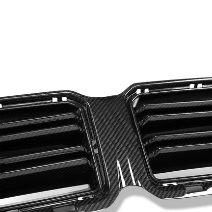 BMW M2 G87 carbon front grille mesh pattern detail