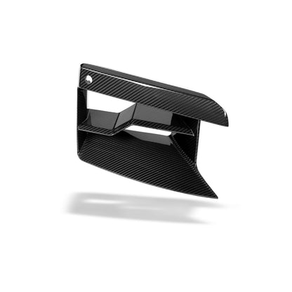 BMW M2 G87 carbon fiber front inlets, low front angle