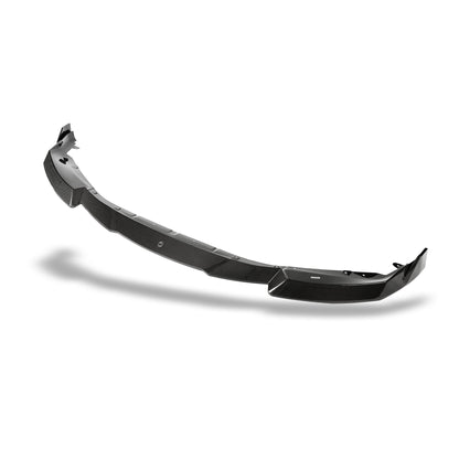 BMW M2 G87 carbon front splitter, detail of the lower flow lines