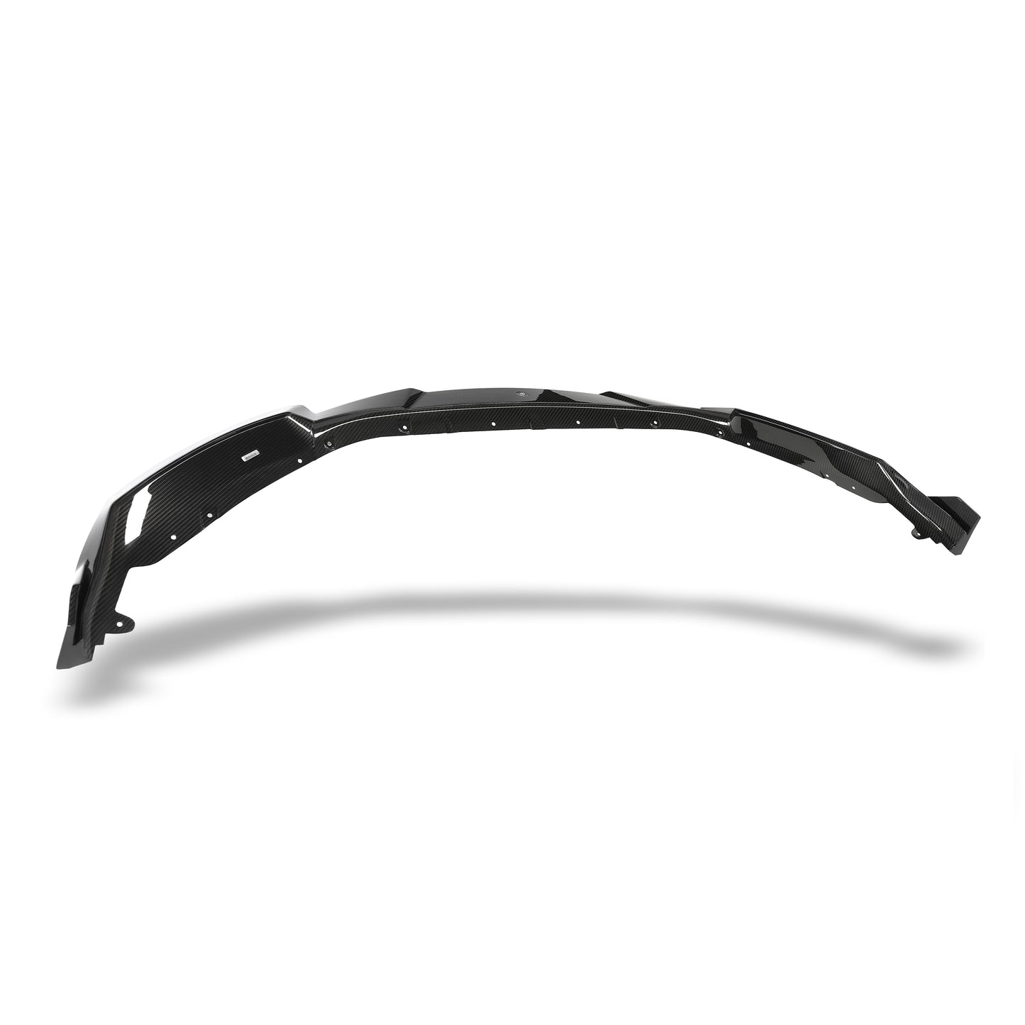 BMW M2 G87 carbon splitter, leading edge contour detail