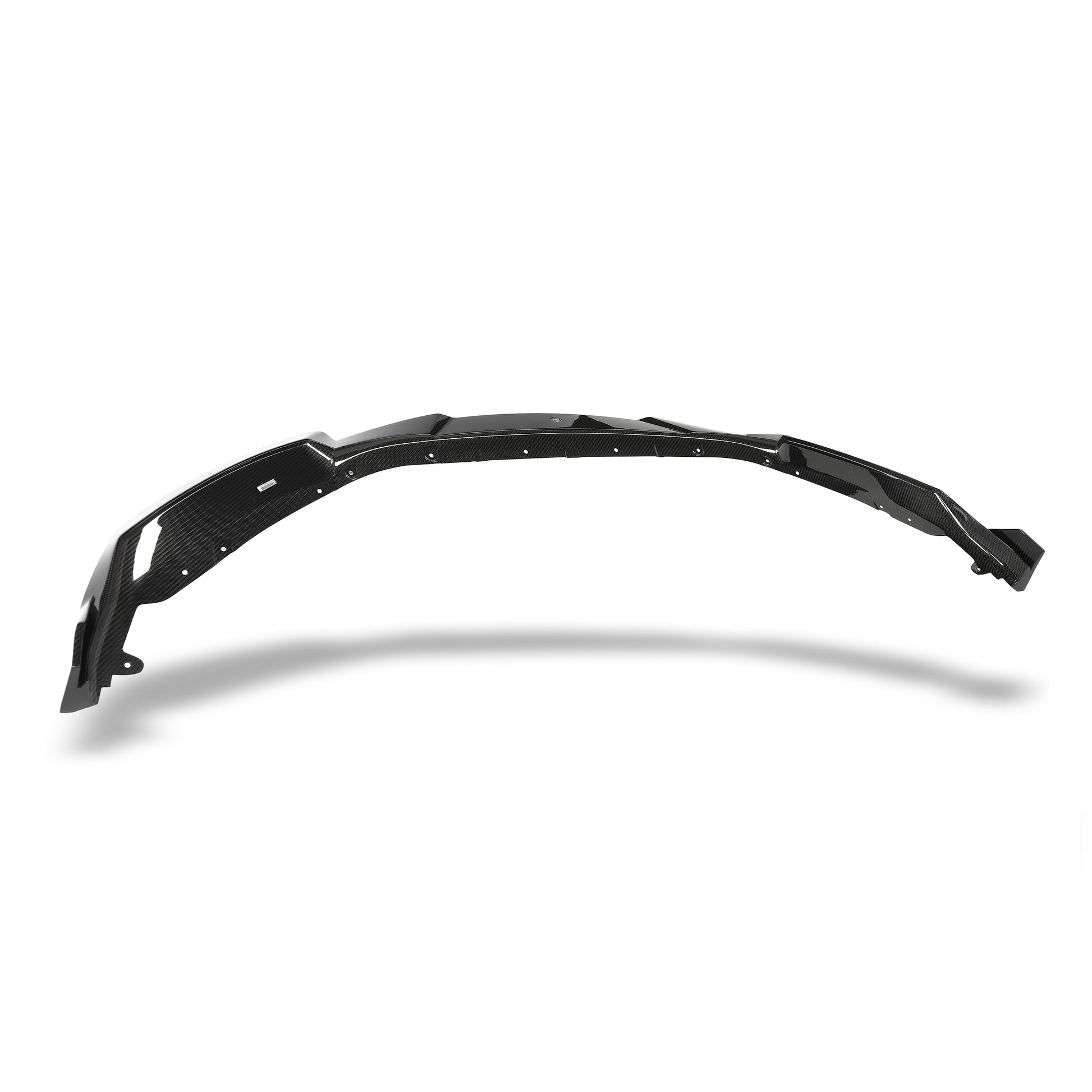 BMW M2 G87 carbon splitter, leading edge contour detail