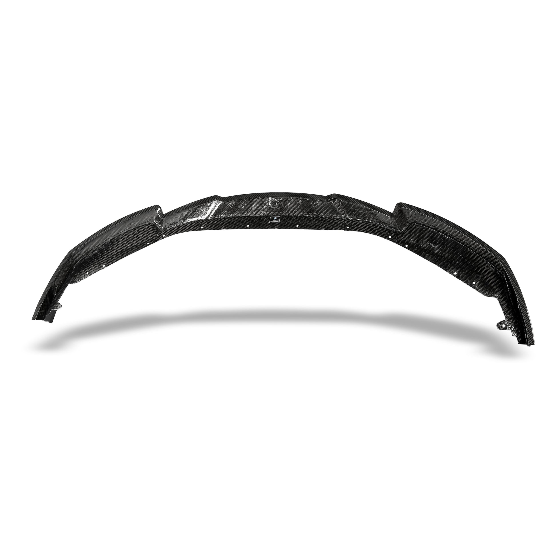 BMW M2 G87 carbon fiber front lip, underside surface view