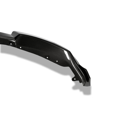 BMW M2 G87 carbon front lip, end section detail