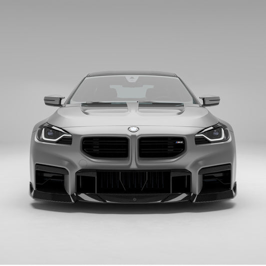 BMW M2 G87 carbon fiber front trim, front bumper center view