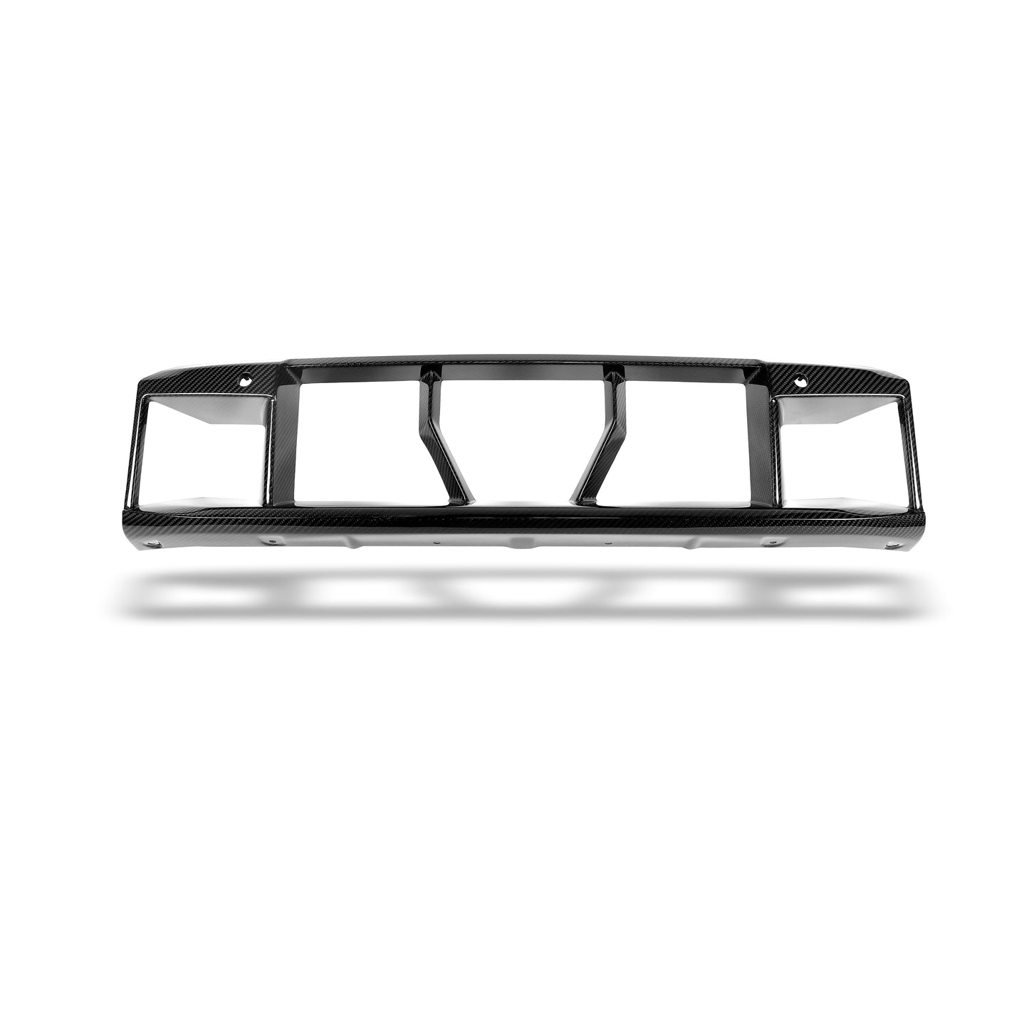 BMW M2 G87 carbon fiber front trim weave close-up