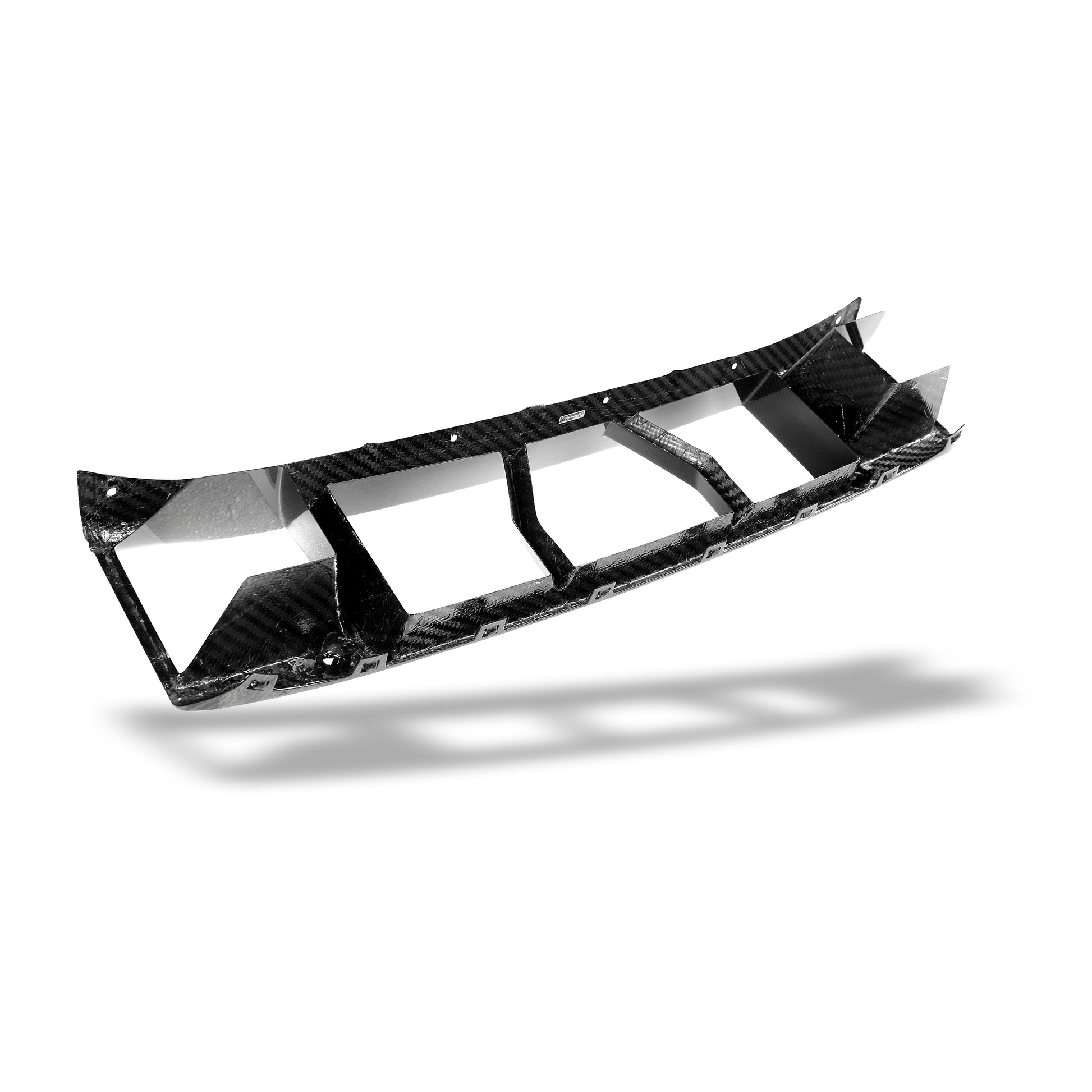 BMW M2 G87 carbon fiber front trim, low front angle