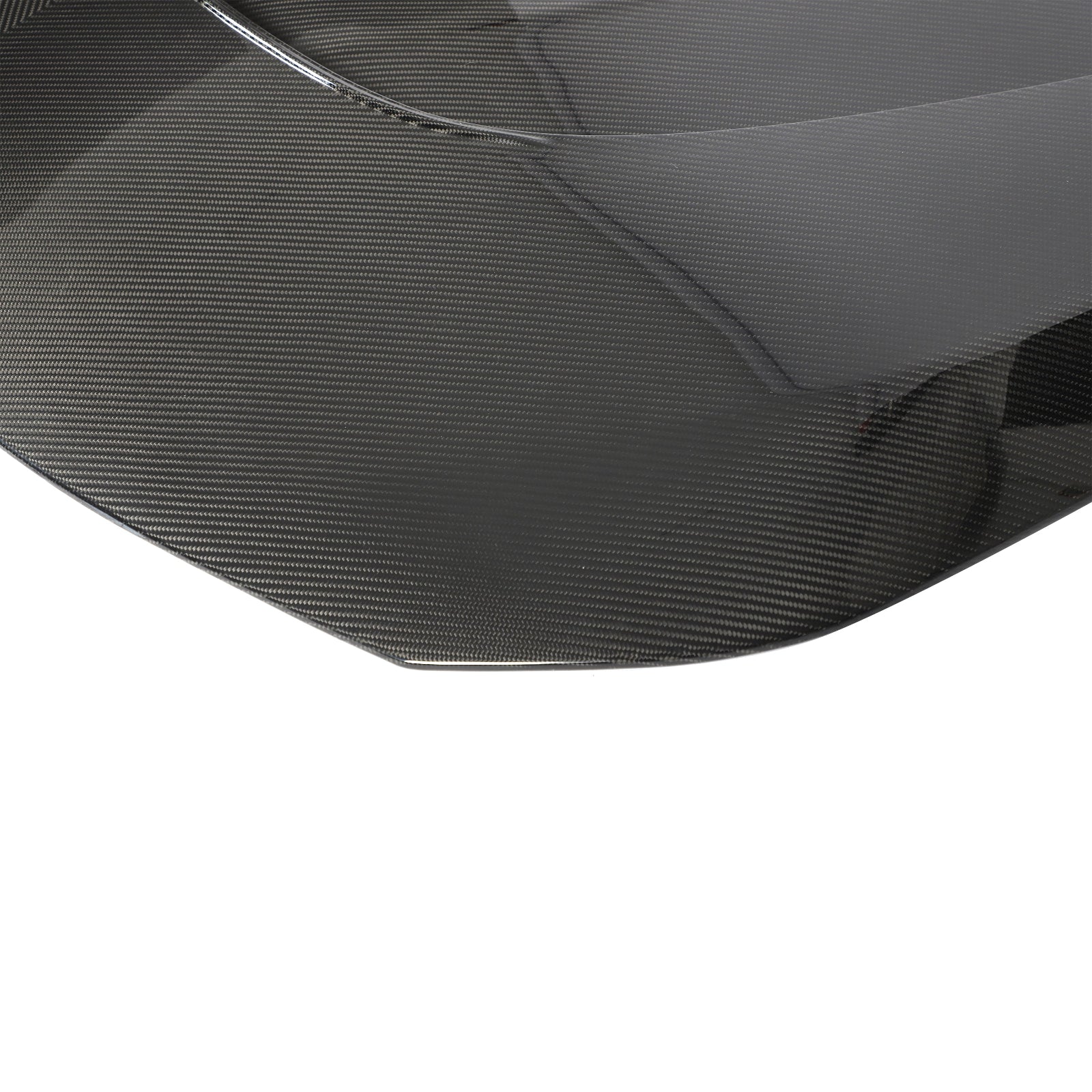 BMW M2 G87 carbon hood, close-up of prepreg weave finish
