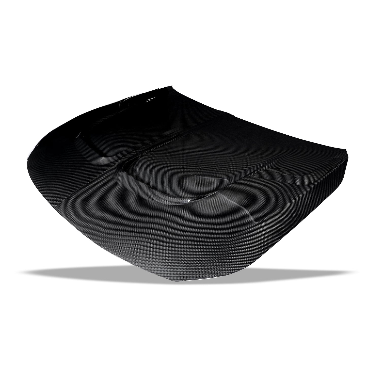 BMW M2 G87 carbon fiber hood fitted on front end