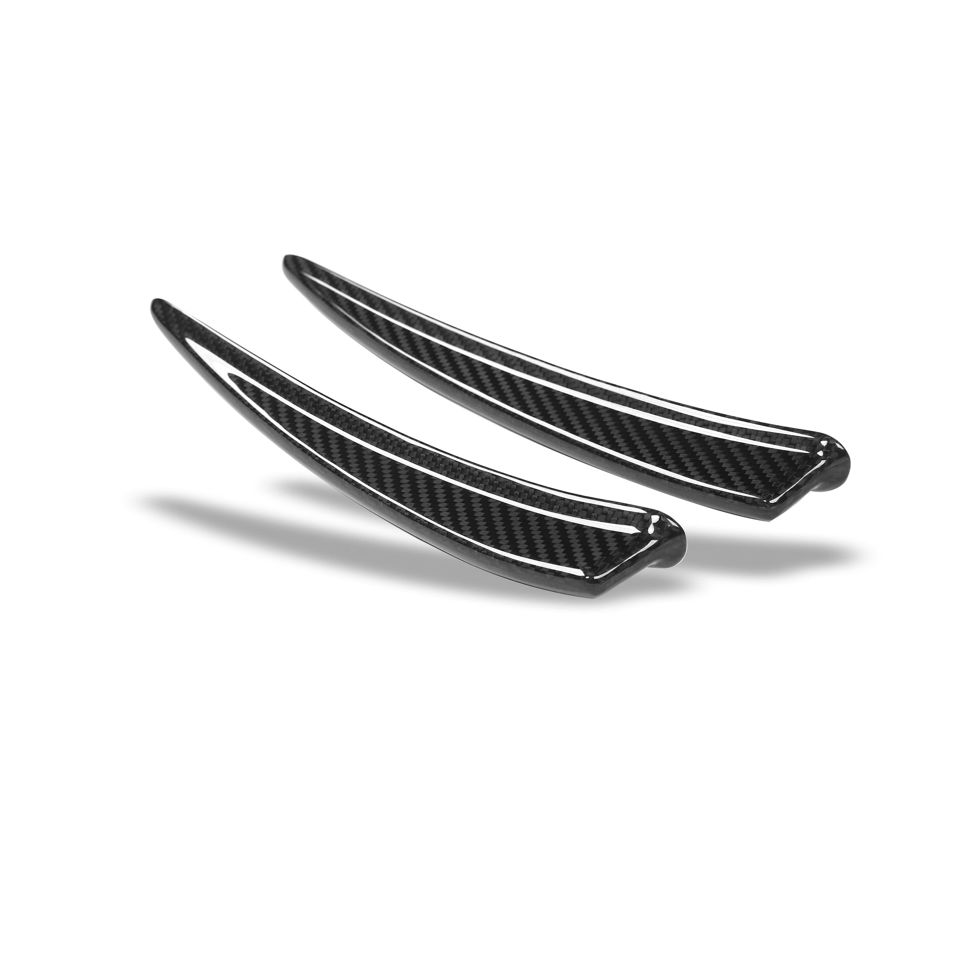BMW M2 G87 carbon hood strakes close up weave texture