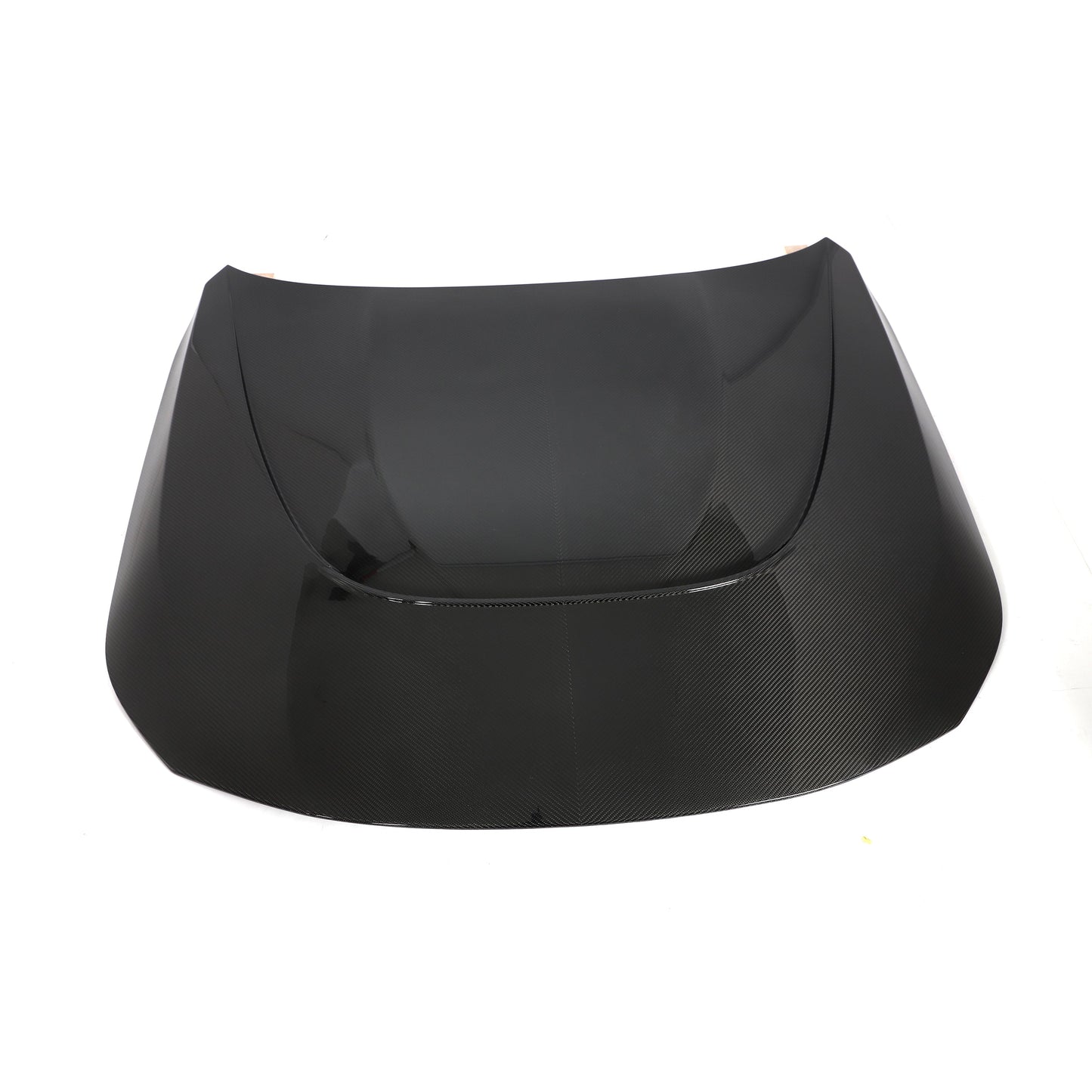 BMW M2 G87 aero hood, front three-quarter mounted angle
