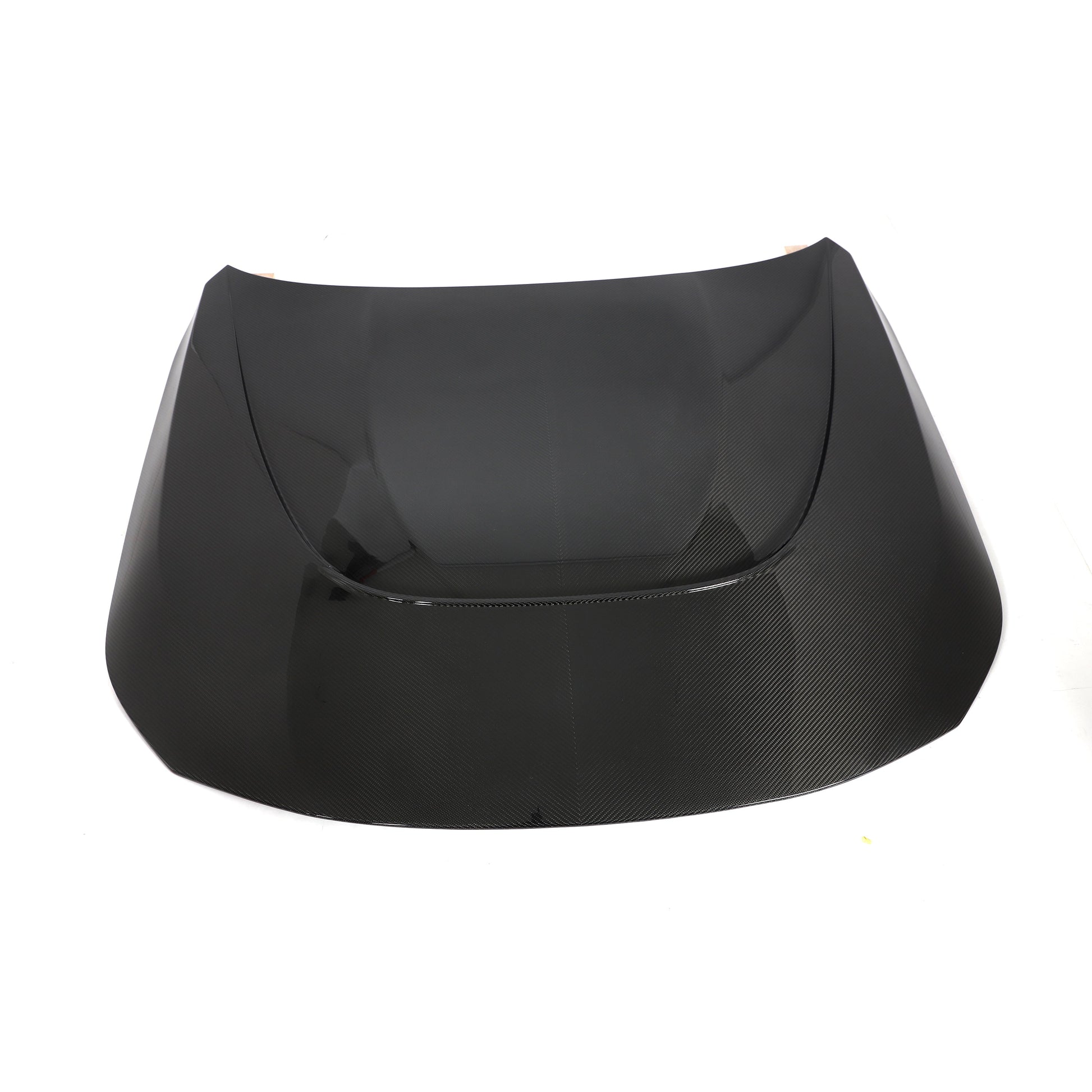 BMW M2 G87 aero hood, front three-quarter mounted angle