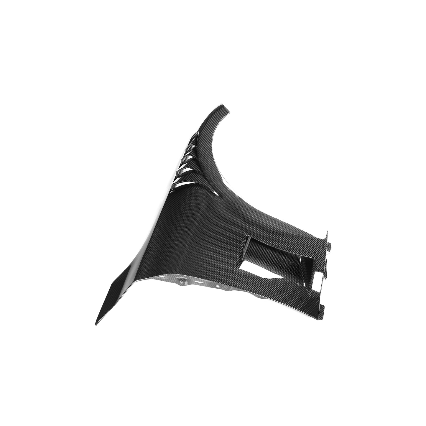 BMW M2 G87 carbon fiber front fender surface texture detail
