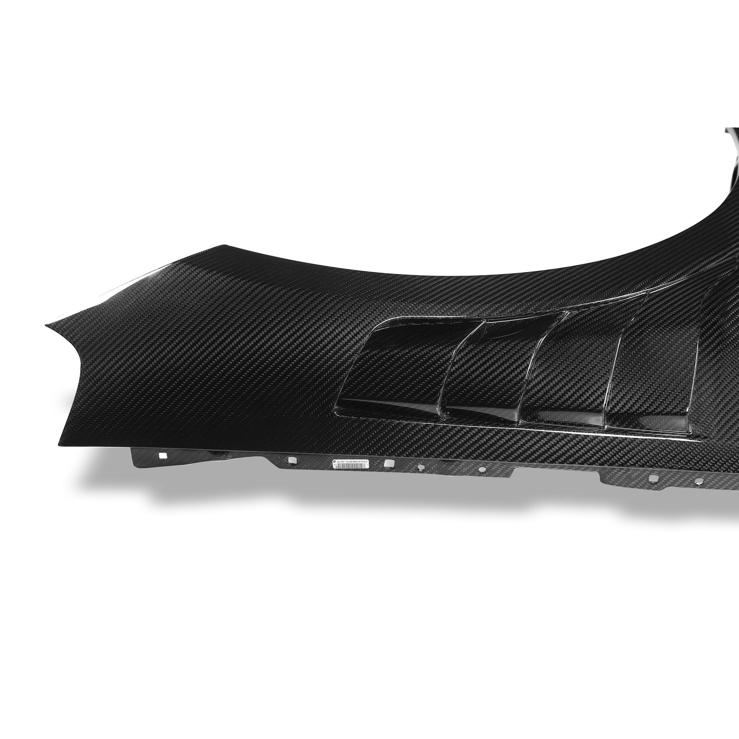 BMW M2 G87 carbon fiber front fender mounted edge detail