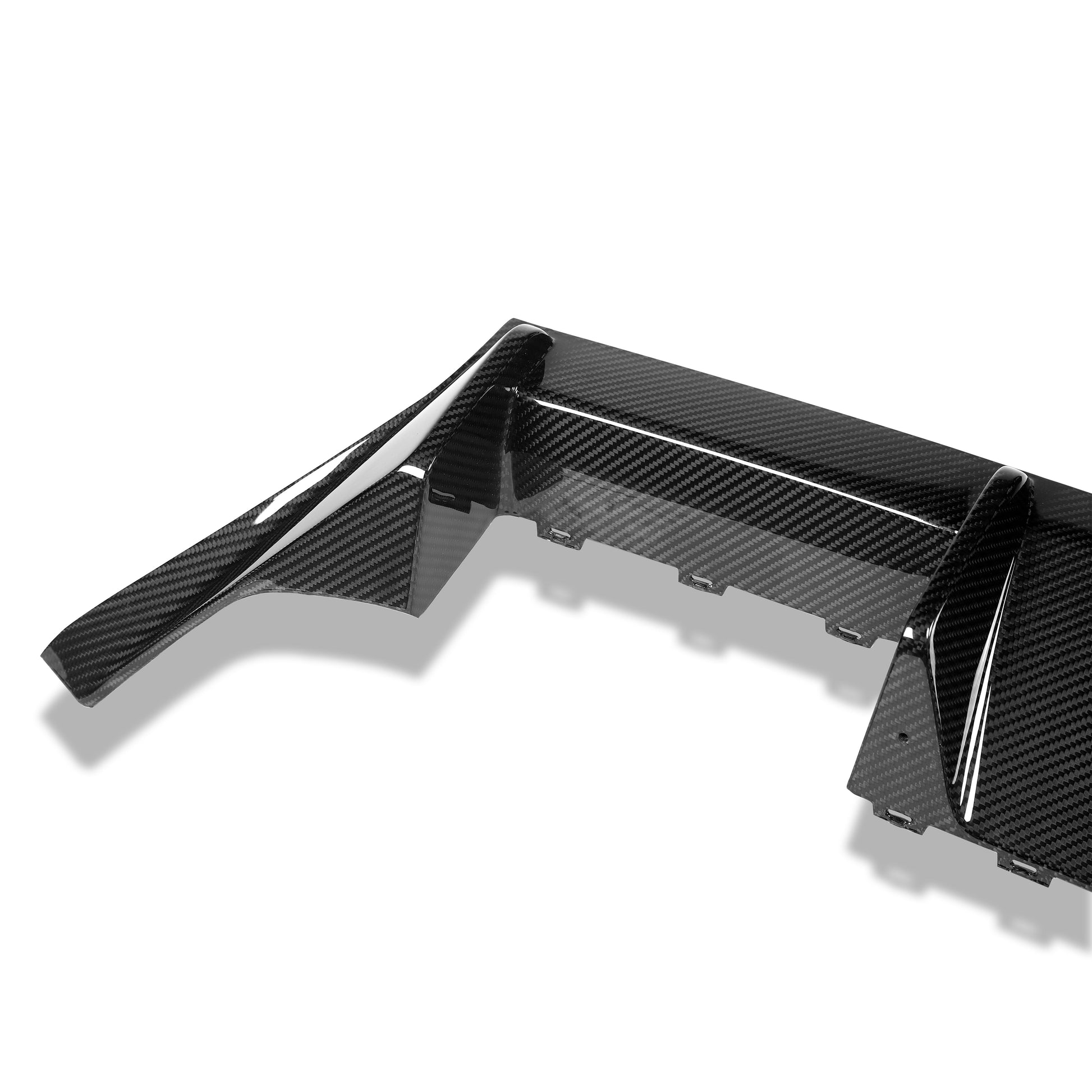 BMW M2 G87 carbon fiber diffuser underside detail