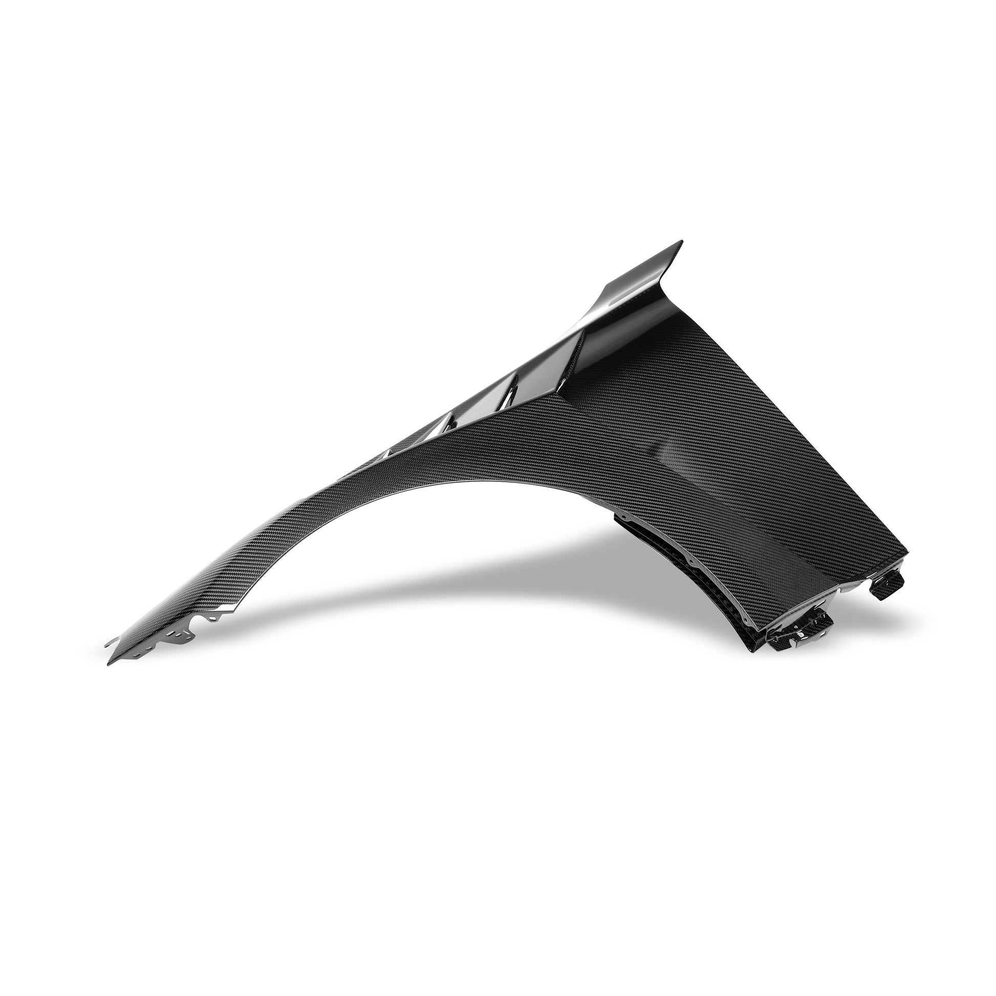 BMW M2 G87 vented front fenders, upper vent angle view