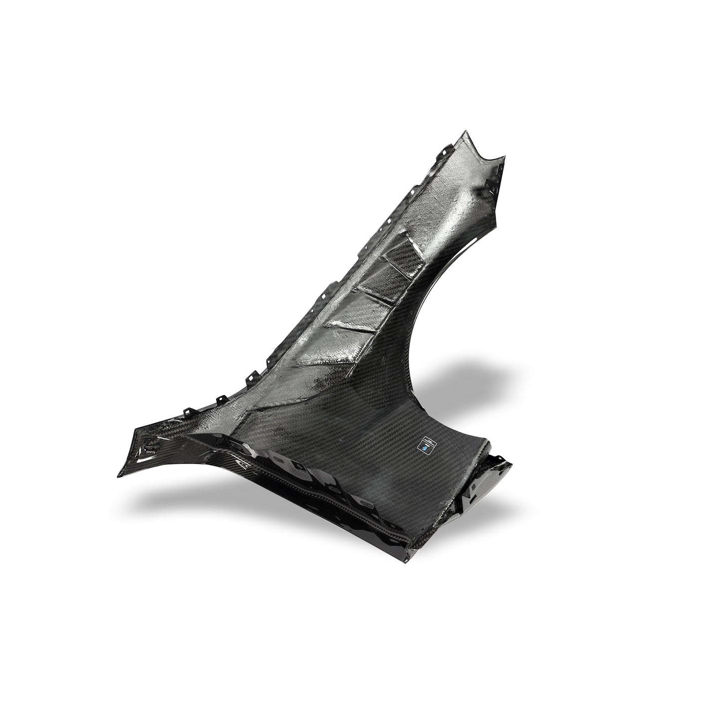 BMW M2 G87 race front fenders, edge and contour close-up