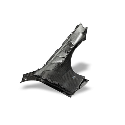 BMW M2 G87 race front fenders, edge and contour close-up
