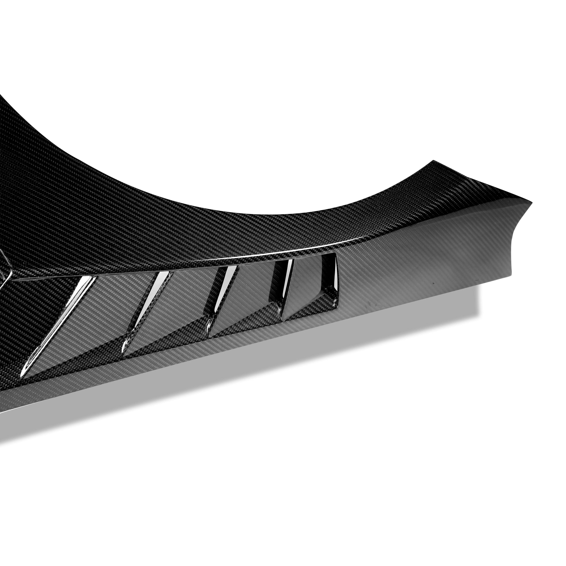 BMW M2 G87 carbon race fenders, mounted side profile