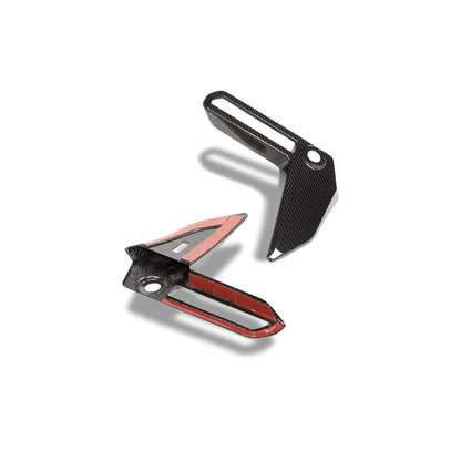 BMW M2 G87 carbon fiber rear canard profile detail