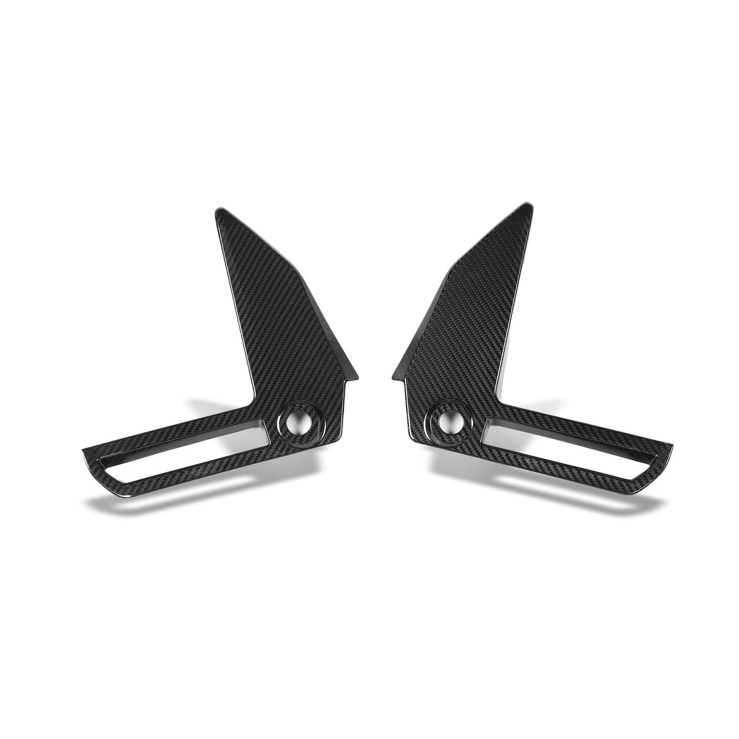 BMW M2 G87 carbon rear canards, low rear angle