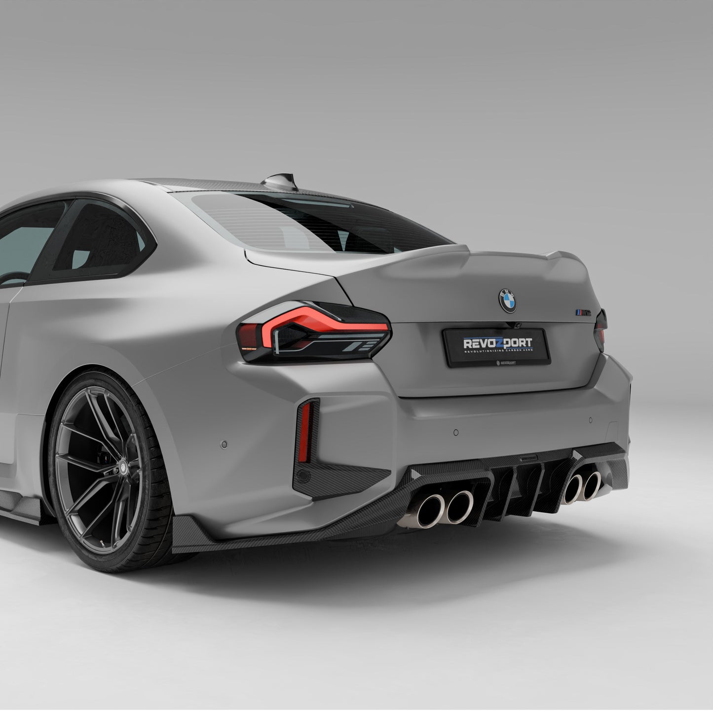 BMW M2 G87 carbon fiber rear diffuser main product view