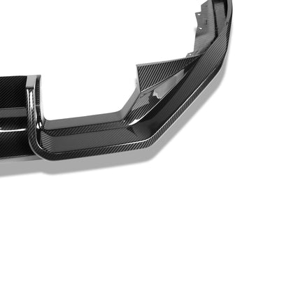 BMW M2 G87 carbon fiber diffuser lower rear fitment detail