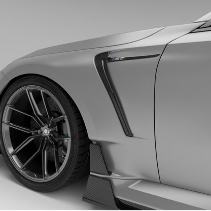 BMW M2 G87 carbon fiber side fenders main product view