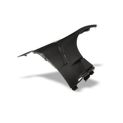 BMW M2 G87 carbon fiber side fender weave texture detail