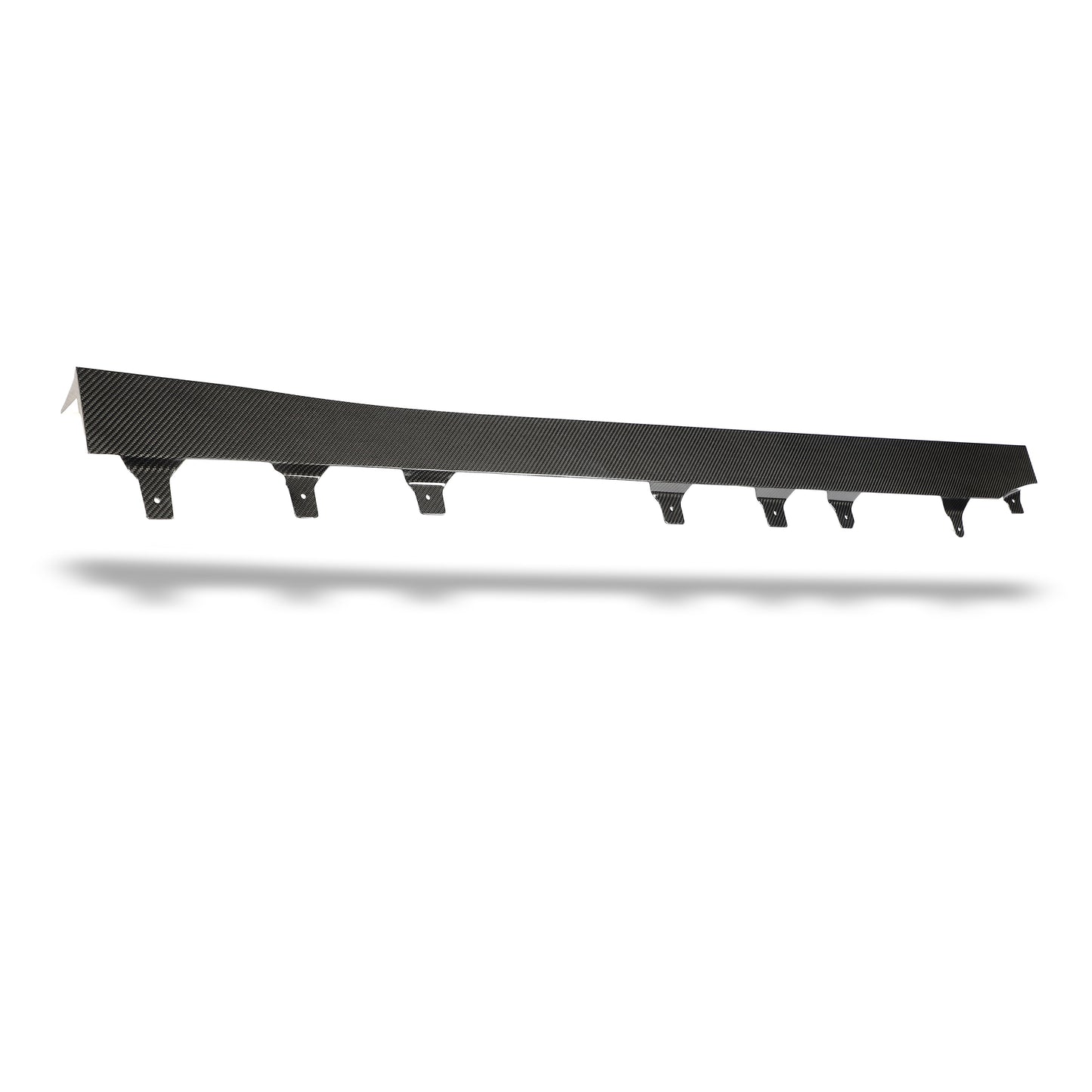 BMW M2 G87 carbon fiber side skirt fitted side profile