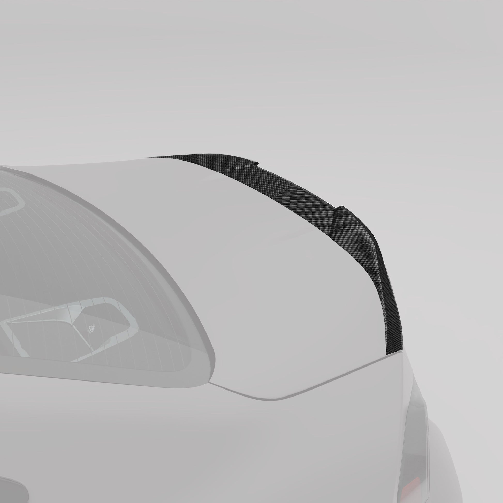 BMW M2 G87 carbon trunk spoiler angled edge view