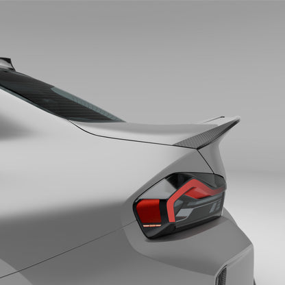 BMW M2 G87 carbon fiber trunk lid panel surface gloss detail