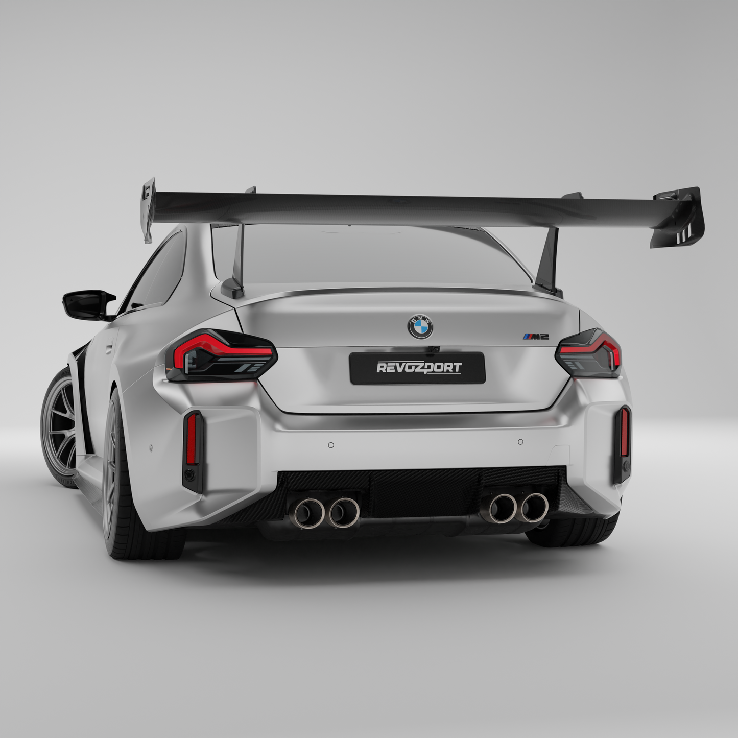 BMW M2 G87 carbon fiber side skirt detail view