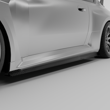 BMW M2 G87 aero kit rear wing endplate detail