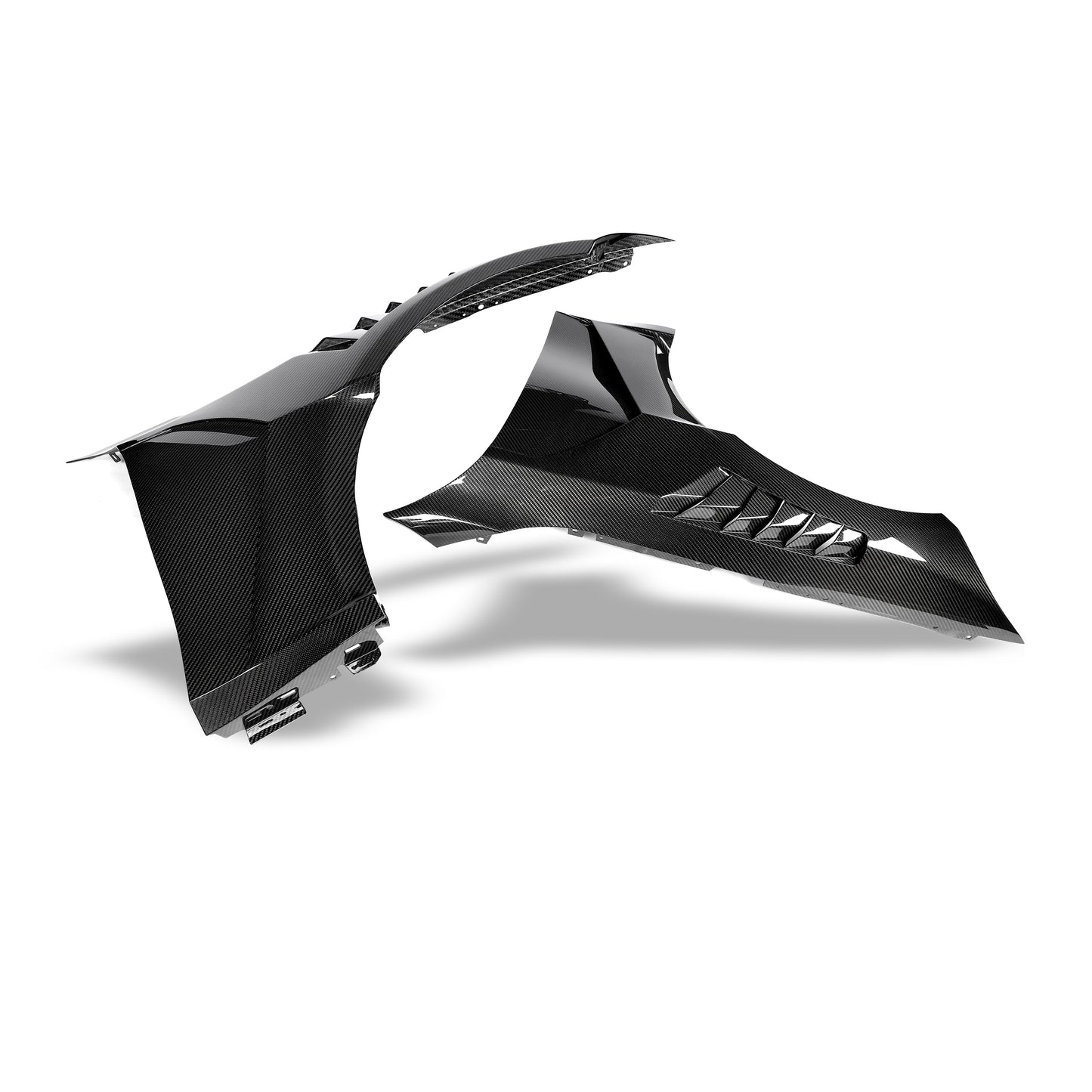 BMW M3 G80 carbon front fender weave texture detail