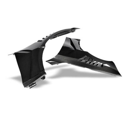 BMW M3 G80 carbon front fender weave texture detail